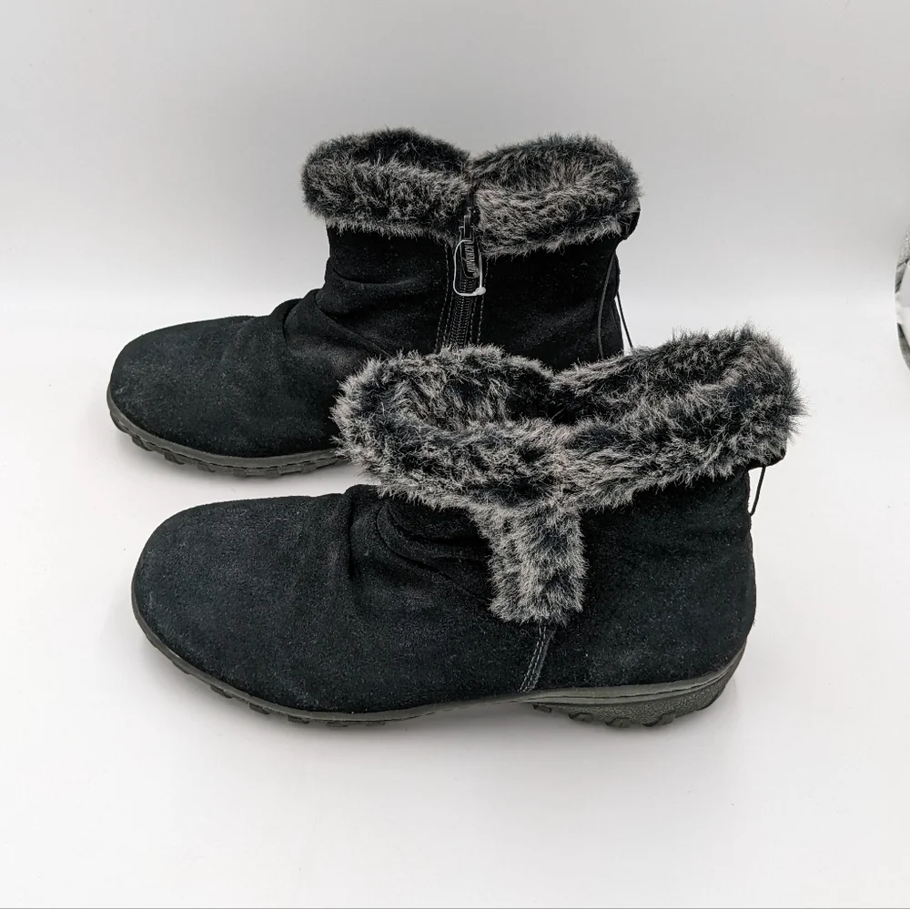 NWOT Khombu Black Faux Fur Boots 8 Women